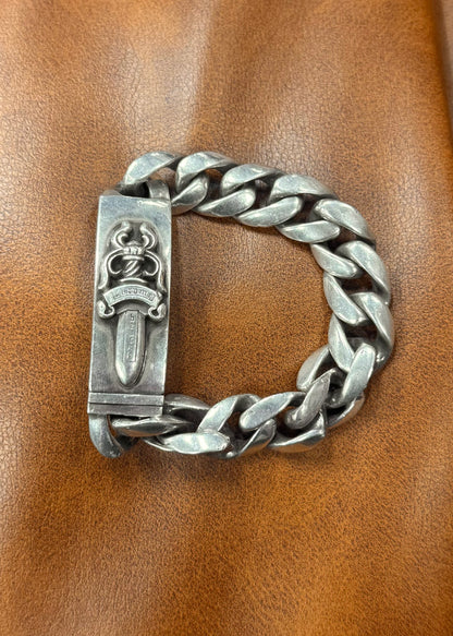 Chrome Hearts ‘Dagger Box ID’ XL Cuban Link Bracelet