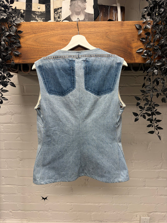 Maison Martin Margiela Artisinal Reconstructed Denim Vest