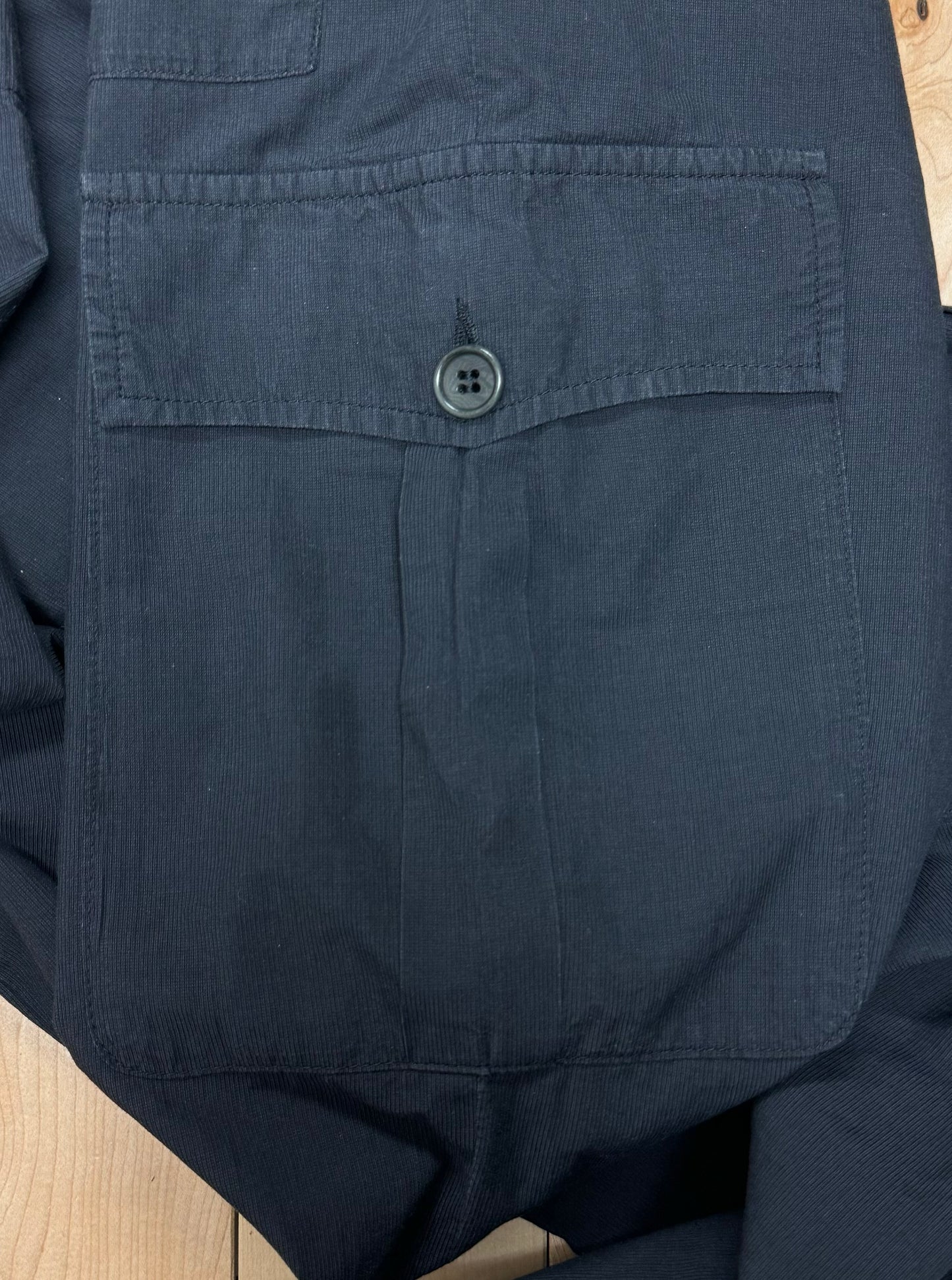 Dries Van Noten Black Cotton Cargo Pants