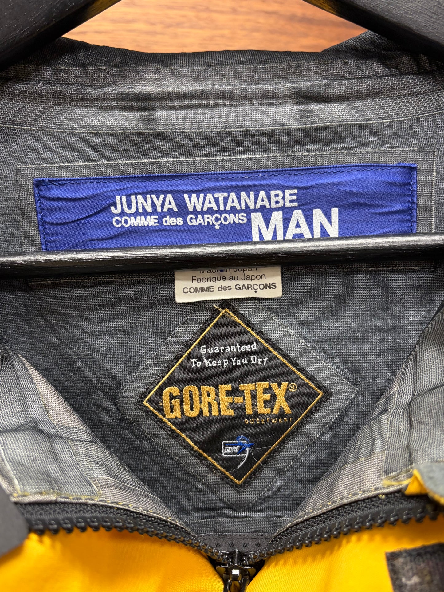 AW2005 Junya Watanabe x Goretex Tweed/Waterproof Shell Jacket