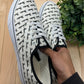 Number (N)ine Fender Logo ‘Era’ White Low Top Sneakers