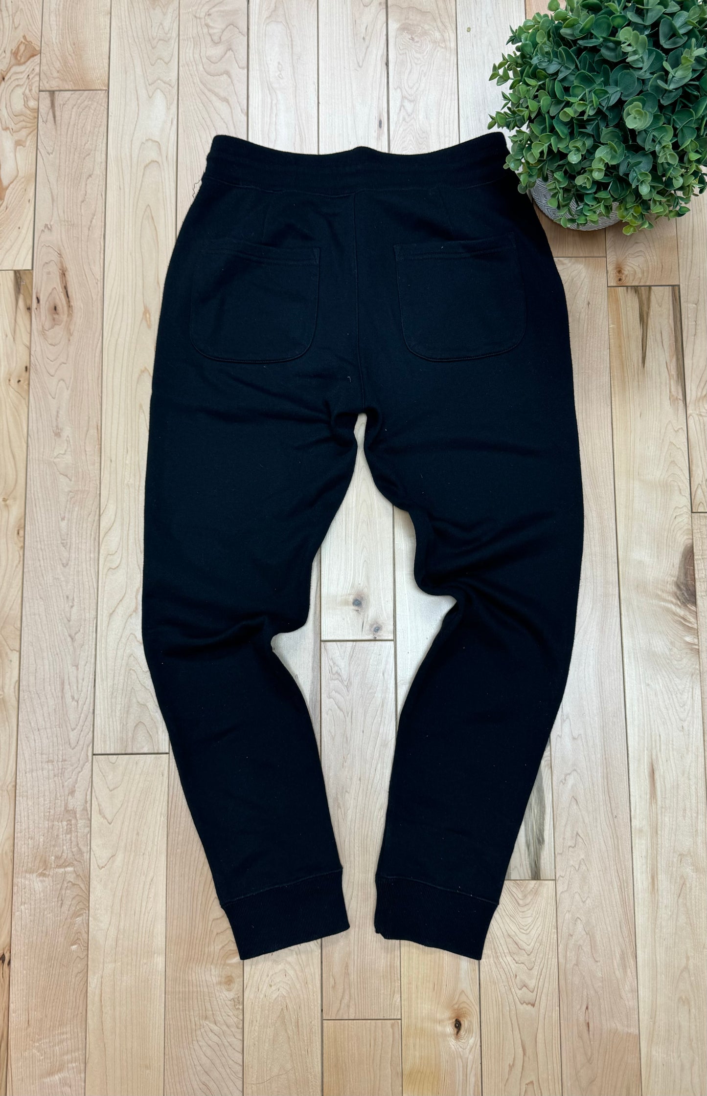 Number (N)ine ‘Music Note’ Logo Drawstring Black Sweatpants