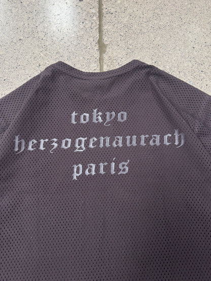 Y-3 by Yohji Yamamoto ‘Jersey Mesh’ Short Sleeve T-Shirt