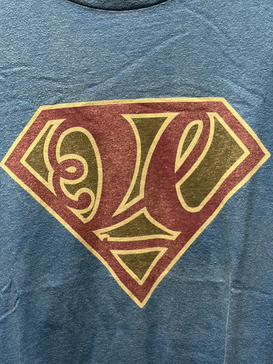 Undercover ‘Superman’ Blue/Purple U Logo Graphic T-Shirt