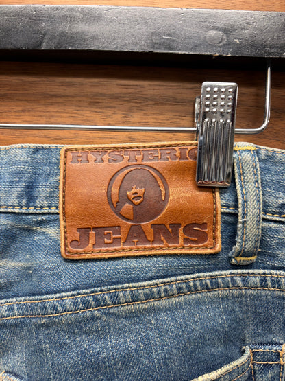 Hysteric Glamour ‘New York Dolls’ Studded Blue Skinny Jeans