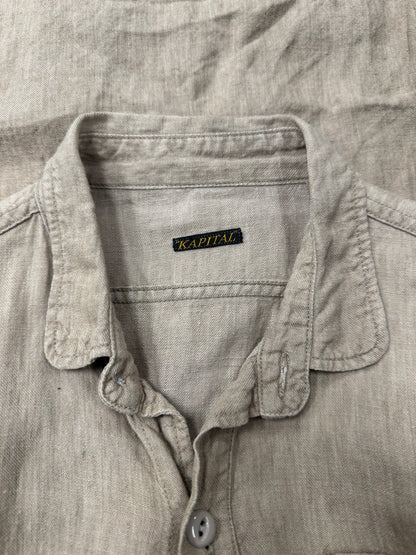 Kapital Linen Cargo Pocket Shirt