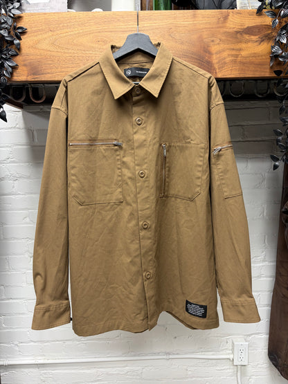 Undercover x GU Brown Zipper Pocket Work Shirt