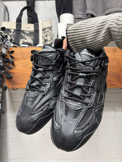 Balenciaga ‘Drive’ Black Leather Low Top Sneakers
