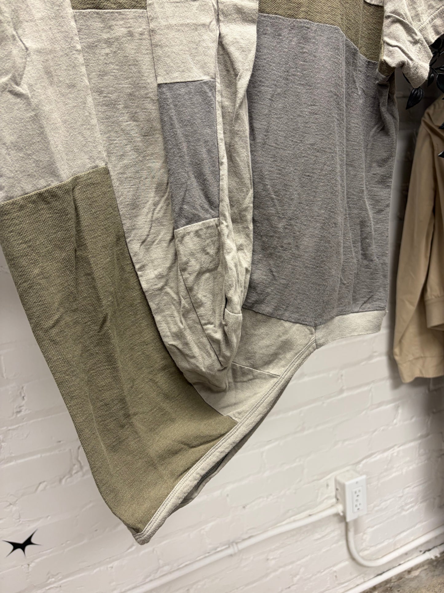 Yohji Yamamoto ‘Y’s Reconstructed Cotton Patchwork T-Shirt
