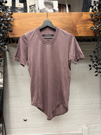 AW2025 Julius ‘Ash Purple’ Double Layered Semi-Sheer T-Shirt