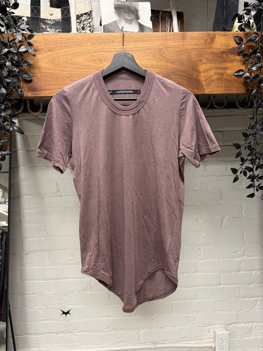 AW2025 Julius ‘Ash Purple’ Double Layered Semi-Sheer T-Shirt