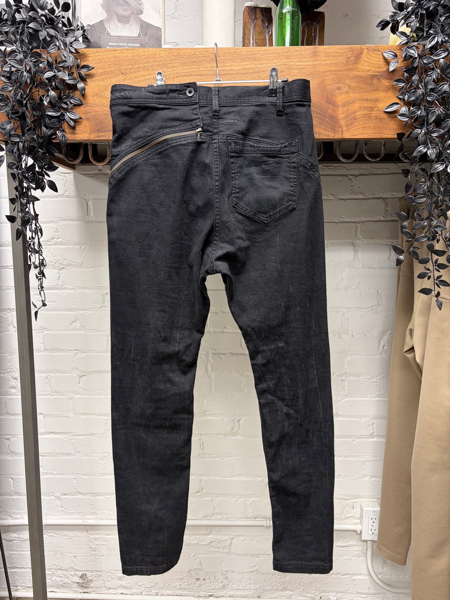 AW2021 Julius ‘Aircut’ 8oz Black Skinny Cut Stretch Denim