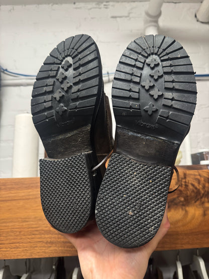 Dirk Bikkembergs ‘Wraparound’ Leather Lace Up Vibram Sole Boots