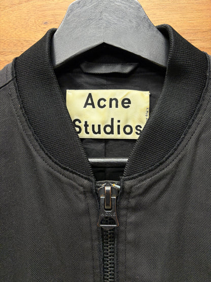SS2014 Acne Studio  ‘Encore Struct’ Black ‘MA-1’ Bomber Jacket