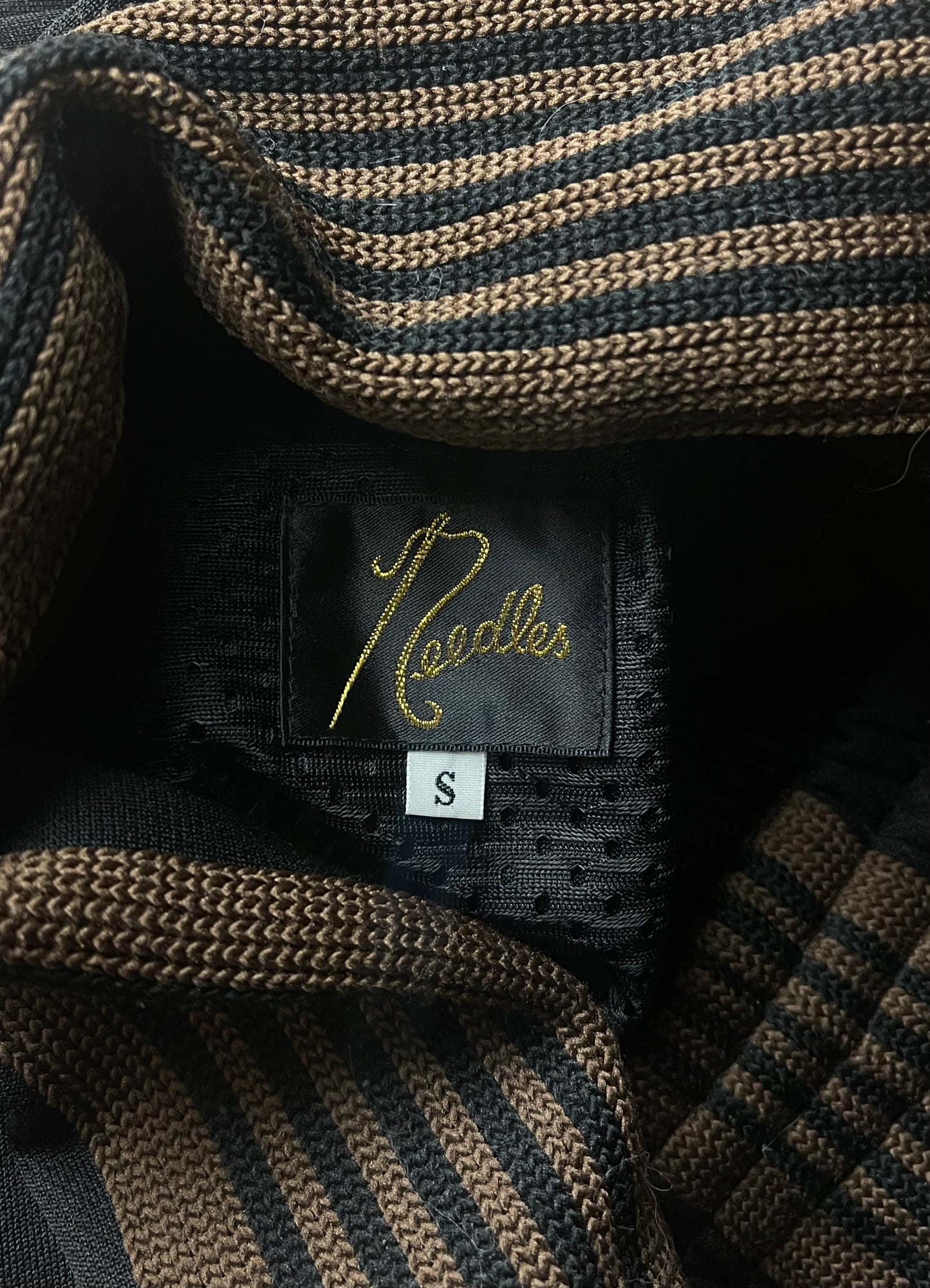 Needles Brown/Black Striped Track Pants