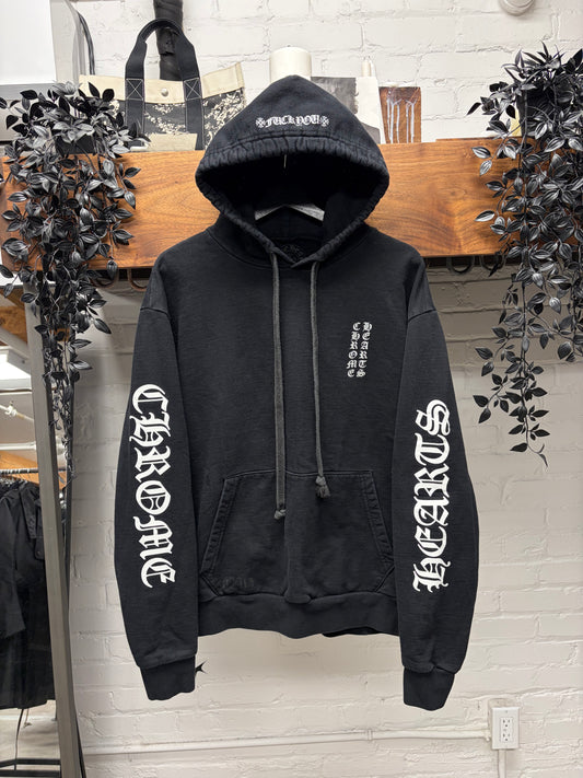 Chrome Hearts ‘Script Logo’ Fuck You Hood Black Drawstring Hoodie