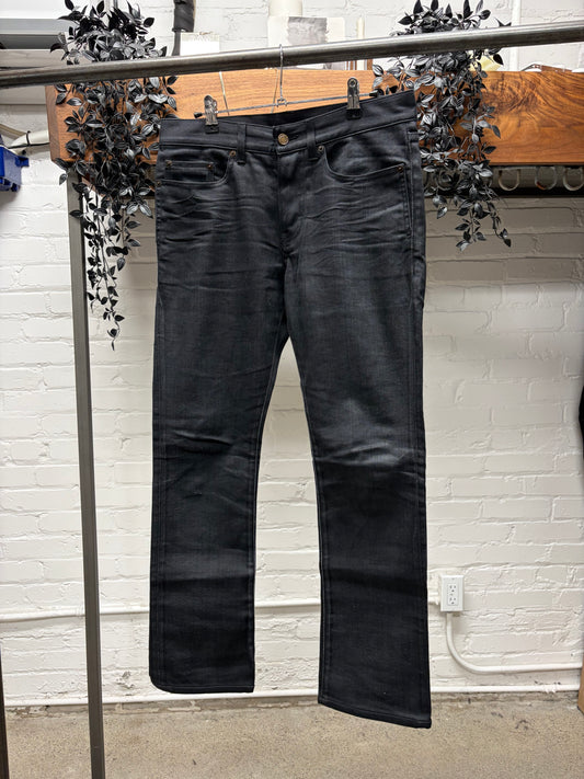 2018 Saint Laurent Black ‘D17’ Skinny Jeans