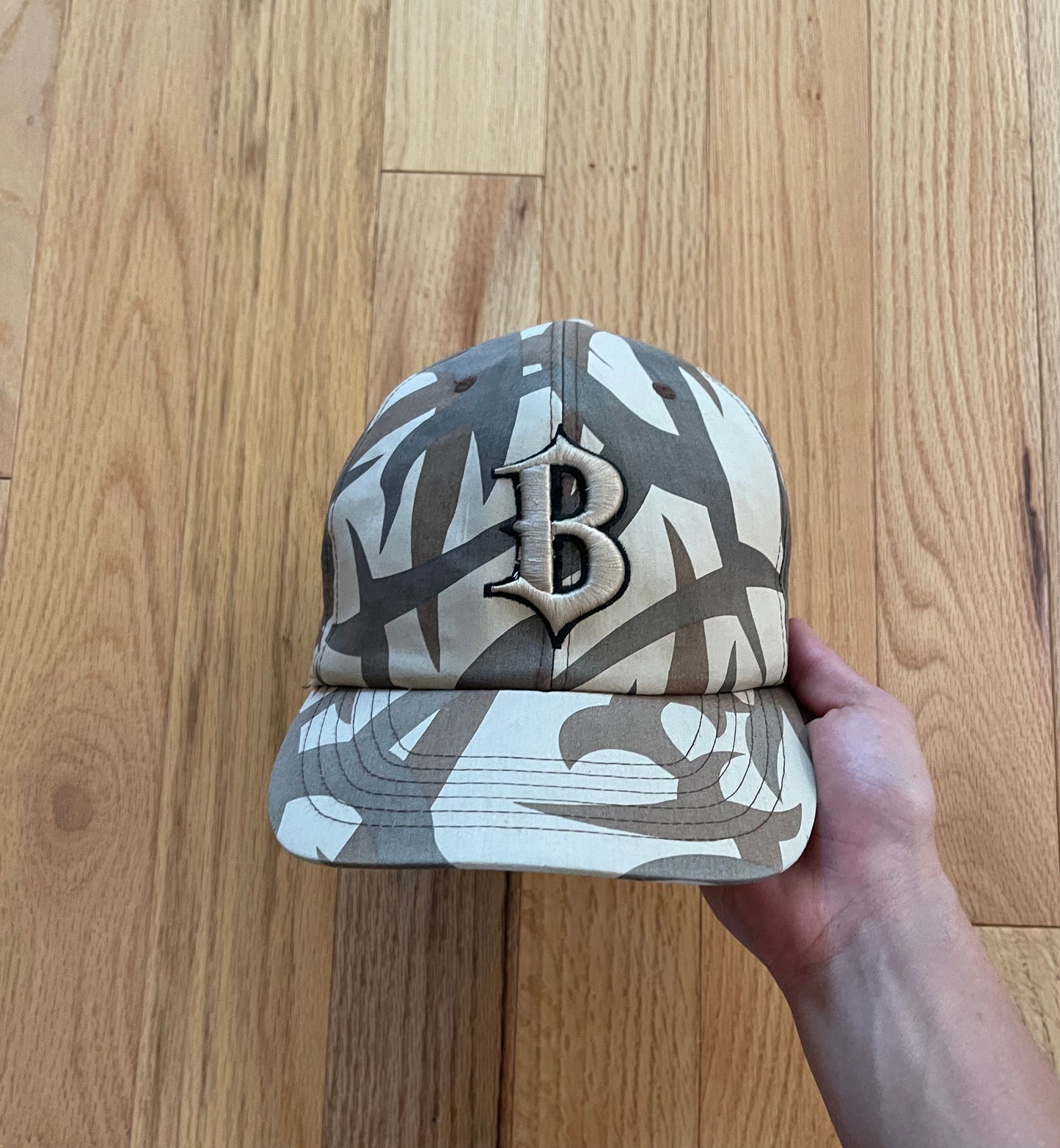 2000s Bape ‘Tribal Camo’ Fitted Baseball Cap