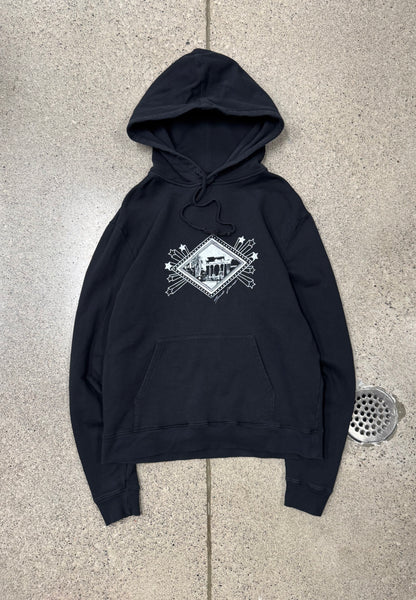 2019 Saint Laurent ‘Jardin Majorelle’ Black Pullover Hoodie