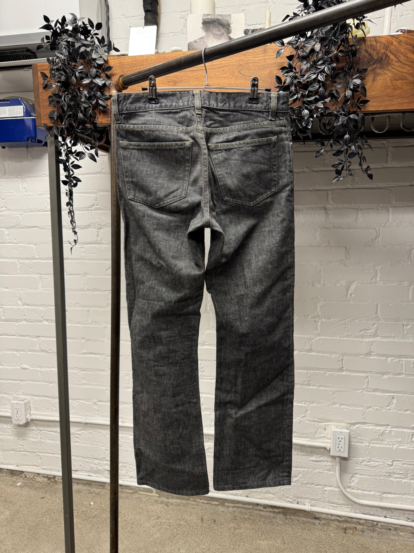 1998 Helmut Lang ‘Stone Wash’ Grey Bootcut Denim