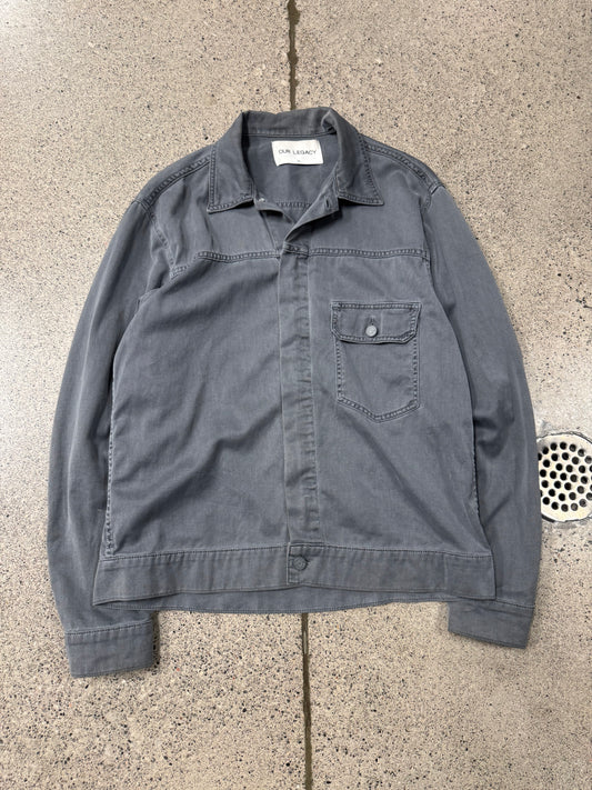 Our Legacy ‘Mono Jacket’ Grey Denim Single Pocket Trucker
