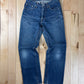 W&LT by Walter Van Beirendonck Boot Cut Washed Blue Denim