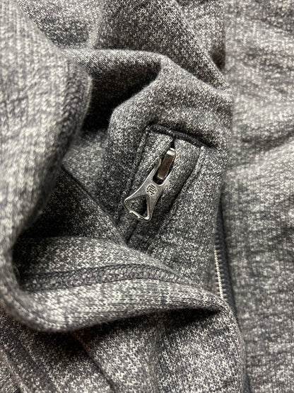 Reigning Champ Heather Grey Zip Up Sweatshirt/Bomber Jacket