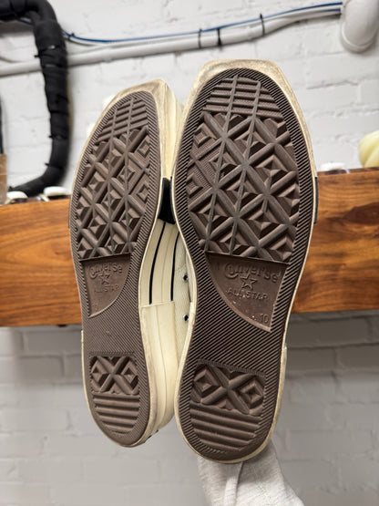 Rick Owens x Converse ‘TurboDRK’ White Low Top Sneakers