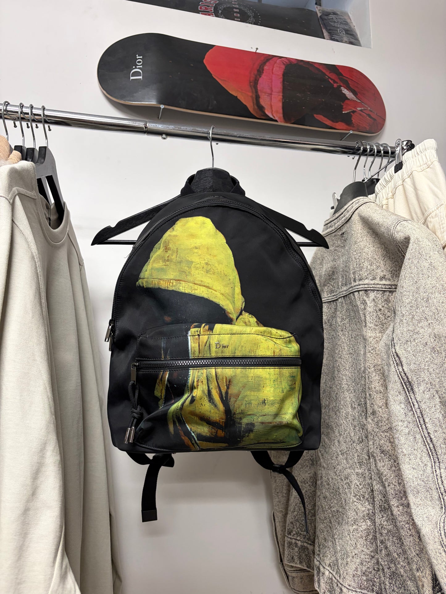 SS2018 Dior Homme x Francois Bard ‘Cloaked Figure’ Backpack