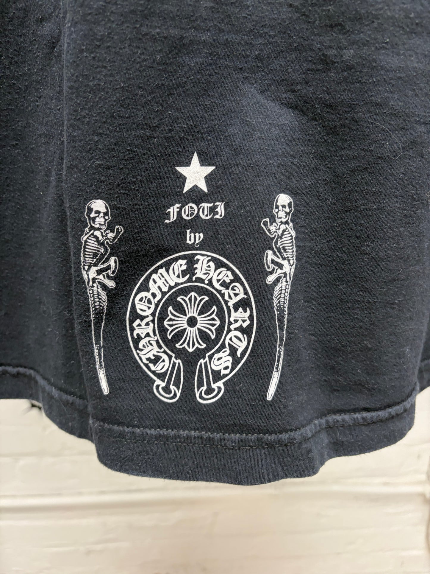 Chrome Hearts ‘Jarvis Skull’ Artwork Black Graphic T-Shirt
