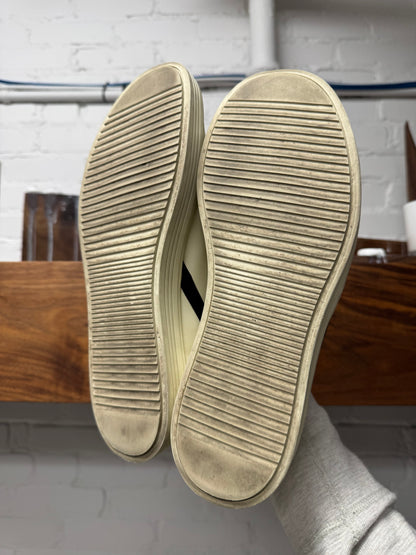 Rick Owens ‘Geotrasher’ Vans Milk/Black Low Top Sneakers