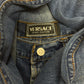 Vintage 1990s Versace Blue Wide Cut Denim