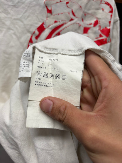 SS2005 Comme Des Garçons Homme Plus x Rolling Stones ‘Autograph’ White Graphic T-Shirt