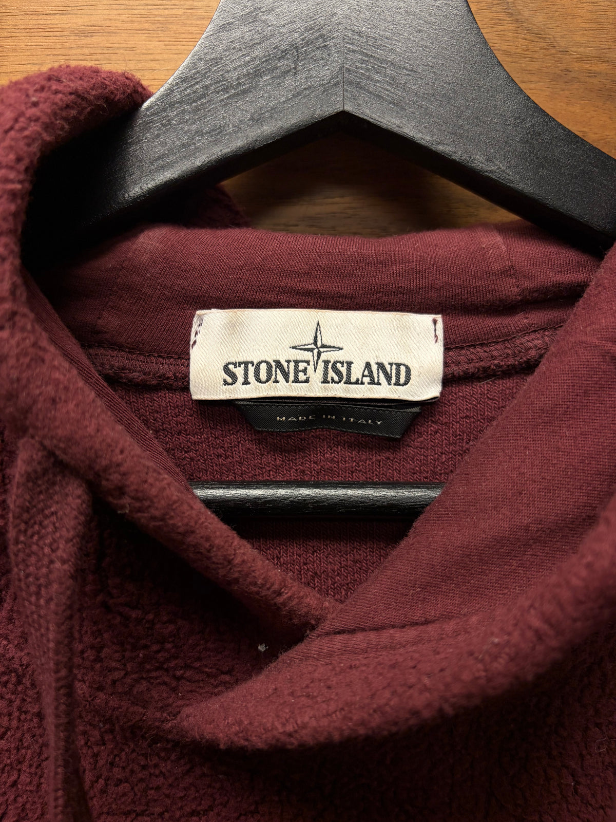 2007 Stone Island ‘Under-Arm Zip’ Red Badge Patch Pullover Hoodie