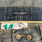 Dolce & Gabbana Dirt Wash Blue Bootcut Denim