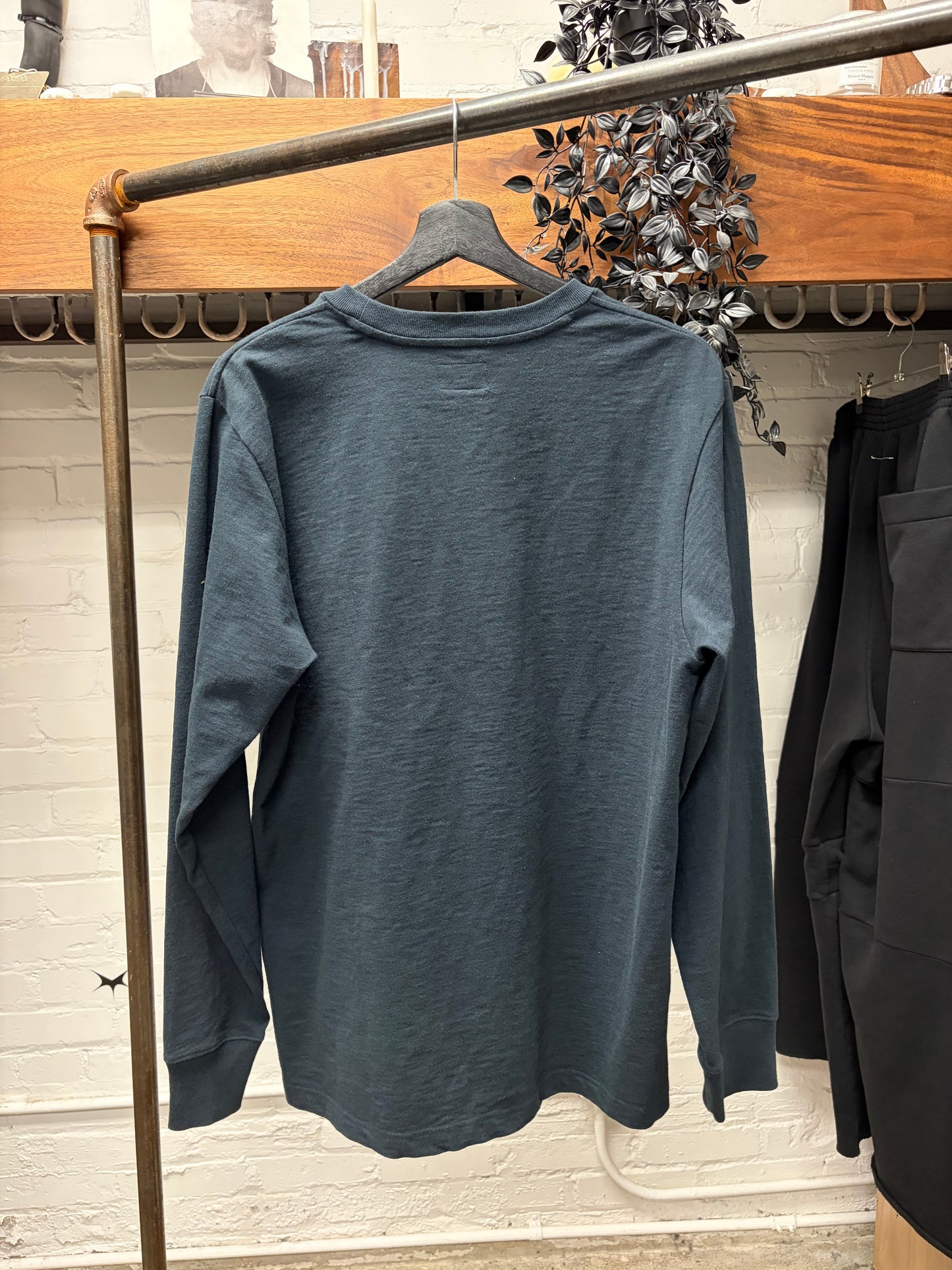 SS2016 Supreme ‘Arc Logo’ Black Long Sleeve Shirt