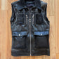 Spring Summer 2002 Dolce & Gabbana Mainline Detachable Sheepskin Zip Leather Jacket