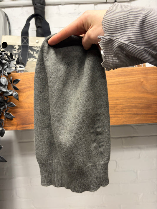 AW2018 Rick Owens ‘Sisyphus’ Dark Dust Ribbed Cashmere Beanie