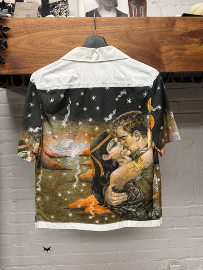 AW2016 Prada True Impossible Love Camp Collar Shirt
