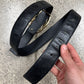 Vintage YSL Gold Buckle Belt
