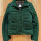 Autumn Winter 2000 Chanel Quilted Green Four Pocket Work Jacket