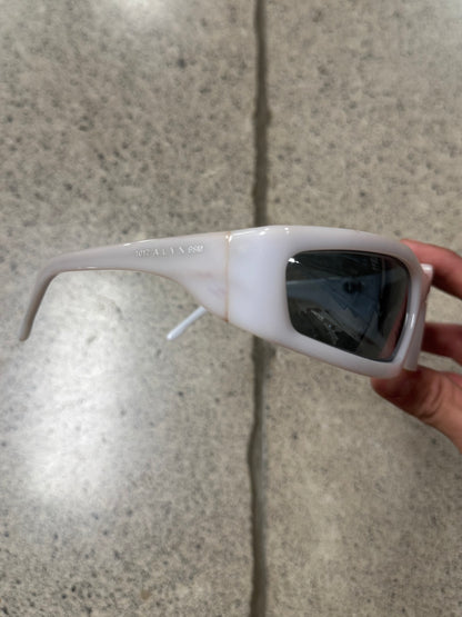 1017 Alyx 9SM ‘Tectonic’ White Sunglasses