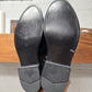 Balmain ‘Double Buckle’ Black Suede Combat Boots