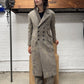 Yohji Yamamoto Noir ‘Felted’ Wool Double Breasted Long Coat