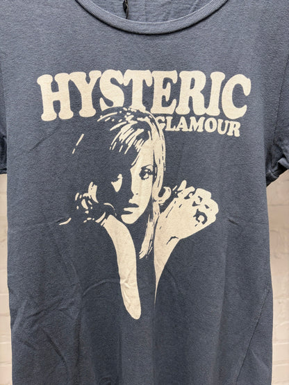 Hysteric Glamour ‘Detroit Rock’ Blue/White Graphic T-Shirt