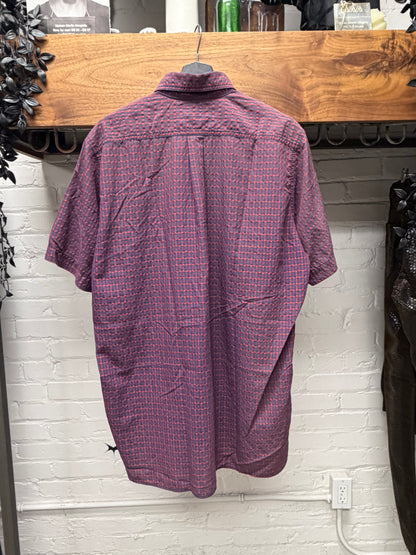 Hysteric Glamour Tartan Quarter Button Up Shirt with Small Branded Patch