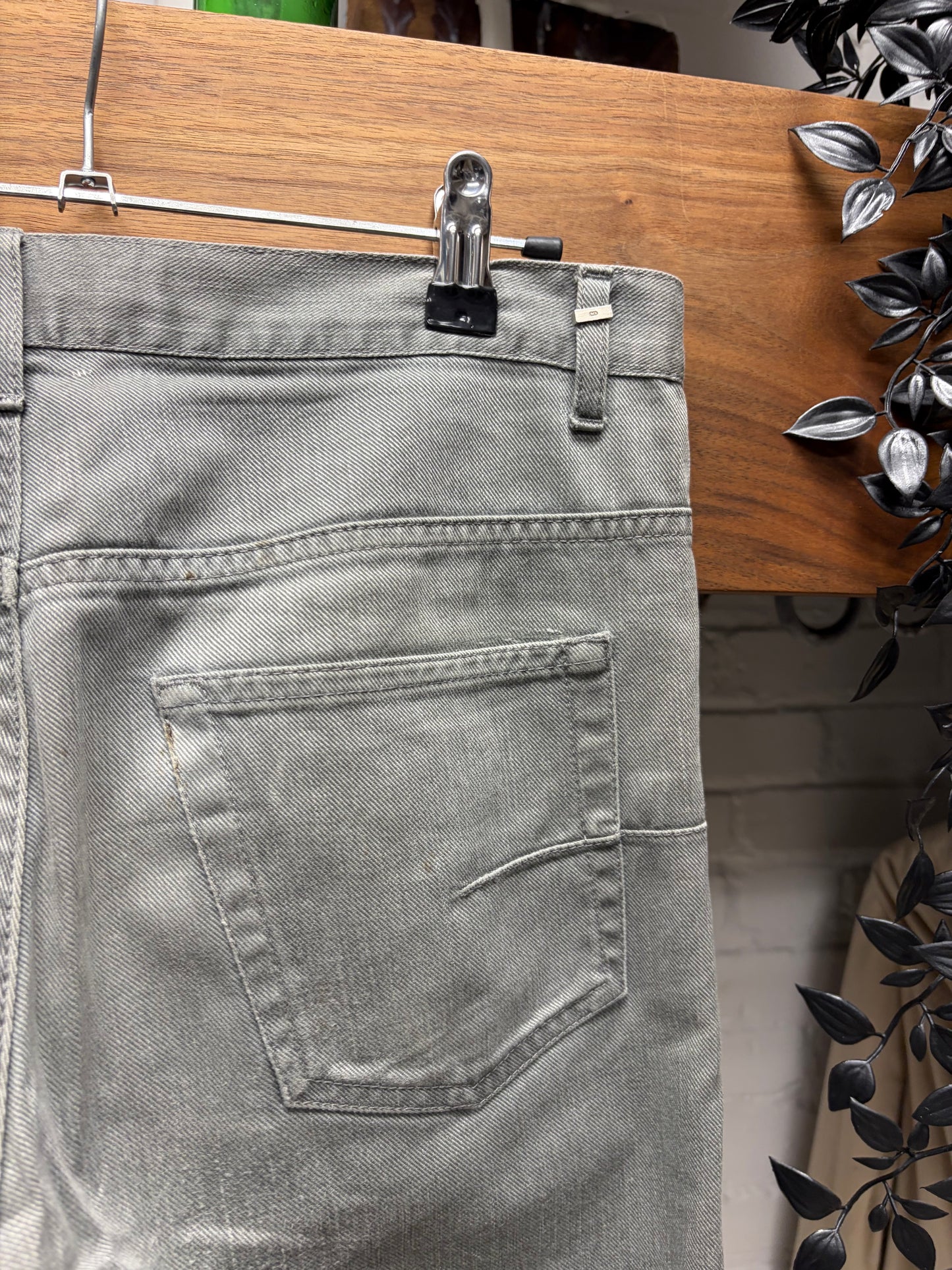 Dior Homme Washed Grey Skinny Jeans
