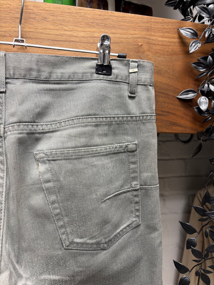 Dior Homme Washed Grey Skinny Jeans