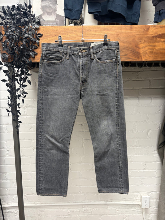 Kapital Raw Washed Grey Bootcut Denim