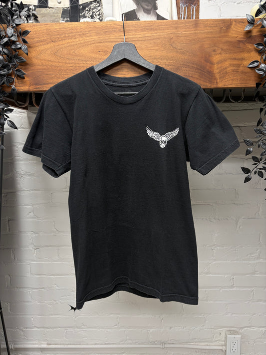 Chrome Hearts Foti ‘Skull Crest’ Black Graphic T-Shirt